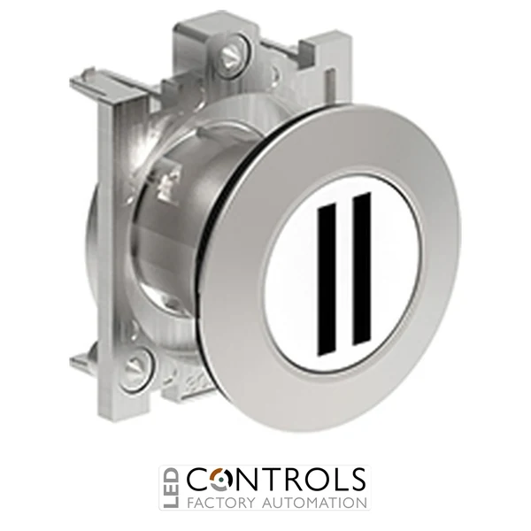 LOVATO LPFB1128 WHITE FLUSH MET.FLAT PUSH-BUTTON II