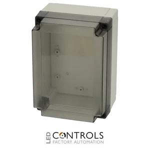 6011915 Fibox PC 150/100 HT Enclosure, Polycarbonate High base, smoked transparent cover