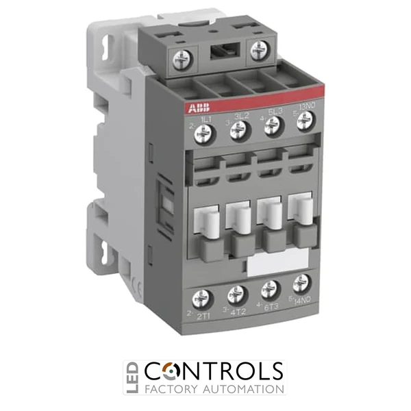1SBL131001R8001 ABB AFC09-30-01-80 - AFC09 9A 3 Pole AC Operated Contactor 1NC Auxiliary Contact