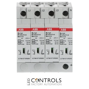 2CTB815710R2300 ABB OVR T1-T2 4L 12.5-275s P QS Type 1 + Type 2 Surge Protective Device