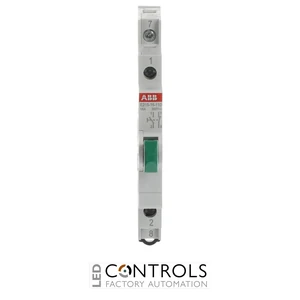 2CCA703152R0001 ABB E215-16-11D Pushbutton 1NO/1NC 16 A Green