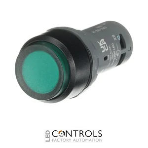 1SFA619102R1212 ABB CP3-12G-10 Compact Illuminated Momentary Green Pushbutton 110-130 V AC/DC 1NO - image 2