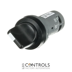 1SFA619200R1056 ABB C2SS1-10B-02 Black 2-Position Maintained Compact Selector Switch 2 NC - image 2
