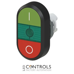 1SFA611131R1102 ABB MPD2-11G Green Double Pushbutton Operator - image 2
