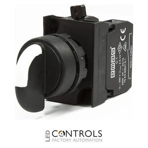 EMAS CP101S31 EMAS CP SELECTOR SWITCH WITH ADAPTOR 2NO 2-0-1 SNG SPRING RETURN