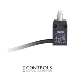 EMAS L66K13MUM331 EMAS L66 SERIES LIMIT SW.SNAP ACTION 1NC+1NO LINEAR ROLLER IP67 2MT CABLE - image 3