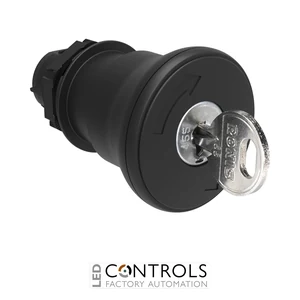 LPCB6842R458A - BLACK MUSHROOM-HEAD ACTUATOR 40MM
