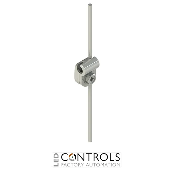 VN A00LE Pizzato Metal revolving lever with adjustable stainless steel rod diameter 3x125 mm