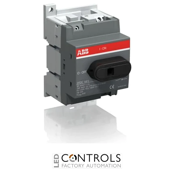 1SCA121454R1001 ABB OTDC16F2 2 Pole 1000VDC  25A Switch Disconnector