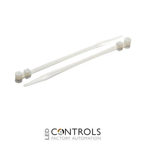 MT110-N Partex Screw Mountable Cable Ties, 110mm x 2.5mm, Natural, pack 100