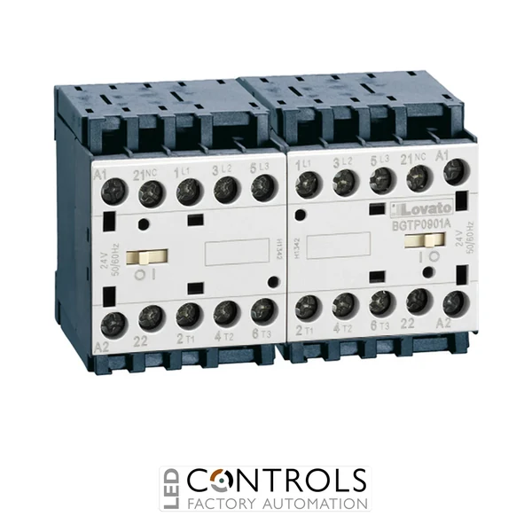 11BGTP0901D024 - REVERSING CONTACTOR 9A AC3 REAR PIN