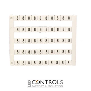 MT5-8 IMO Marker 5 x 5 mm White, Printed 8