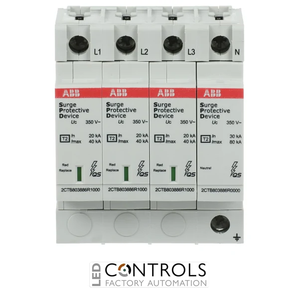 2CTB803983R1100 ABB OVR T2 3N 40-350 P QS Type 2 Surge Protection Device