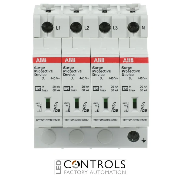 2CTB815708R5200 ABB OVR T2 4L 80-440s P QS Surge Protective Device
