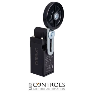 EMAS L3K13MEL122 EMAS L3 SERIES LIMIT SW. SNAP ACTION 1NC+1NO SHORT RUBBER ROLLER