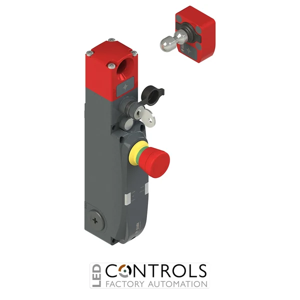 NG 2D5D323F-F31 Pizzato NG series safety switch with lock and integrated control devices, with actuator