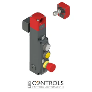 NG 2D9D411C-F31 Pizzato NG series safety switch with lock and integrated control devices, with actuator