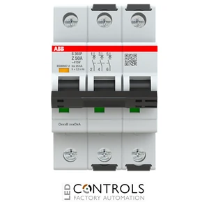 2CDS383001R0578 ABB S303P-Z50 Miniature Circuit Breaker - 3P - Z - 50 A