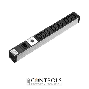 DK7240.201 Rittal Socket strip IEC 320 socket C13 9-way 250 V 10 A LHD: 4826x44x44mm