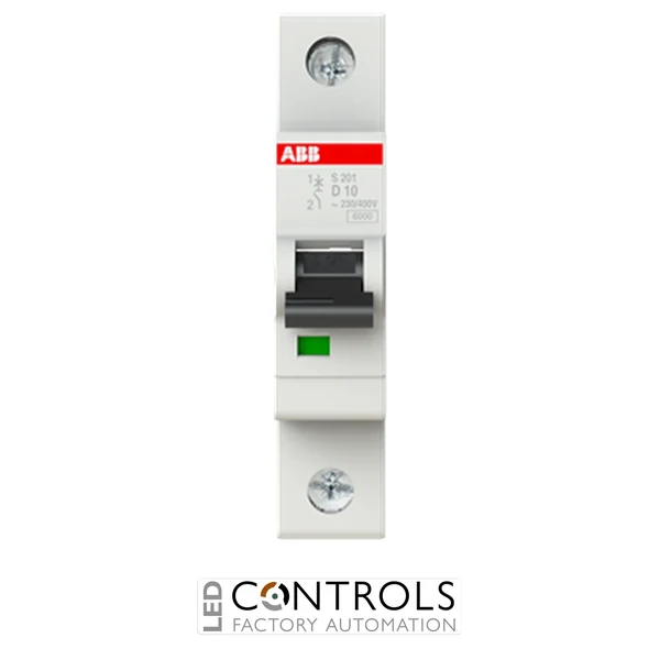 S201-D10 Miniature Circuit Breaker - 1P - D - 10 A