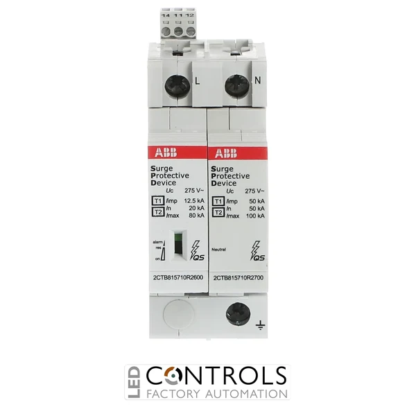 2CTB815710R0100 ABB OVR T1-T2 1N 12.5-275s P TS QS Combined Surge Protective Device