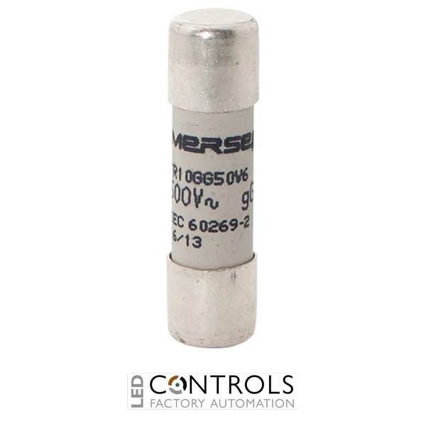 MERSEN FUSE 500V CP 10X38 GG 6A S/I K215128