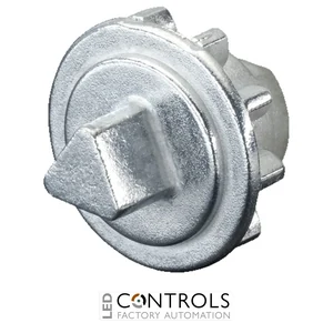 TS8611.220 Rittal Lock insert version F Die-cast zinc 6.5mm triangular (CNOMO)