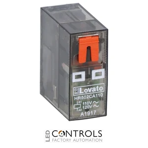 HR502CA110 - MINIATURE RELAY 2C/O 8A 110VAC + LED
