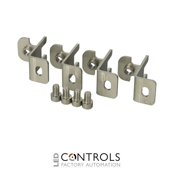 8120905 Fibox WMK ARCA 40 MID Wall mounting lugs set for 5070-8060 Adds 40 mm between wall and cabinet