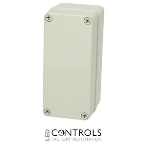 8724308 Fibox PC D 85 G Enclosure, Polycarbonate Grey cover