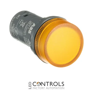 1SFA619403R5023 ABB CL2-502Y Compact Yellow LED Pilot Light 24 V AC/DC - image 3
