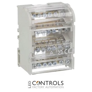 ACB4P100G07 - DIST BLOCK 4P 100A 7 TERMINALS