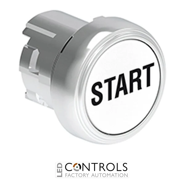 LOVATO LPSB1168 WHITE FLUSH MET. PUSH-BUTTON START