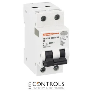 P1RE1NC06A300 - RCBO 1P+N CURVE C 6A IDN 300MA TYPE A
