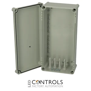 5880361 Fibox ABS 3819 13 G Enclosure, ABS Grey cover