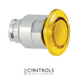 8LM2TBL6245 - LATCH TURN RELEASE 40MM YELLOW MUSHROOM