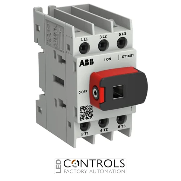 1SCA163353R1001 ABB OT16G1-3BQ Switch-disconnector OT Plus 16 A, size G1, 3-pole, incl. handle