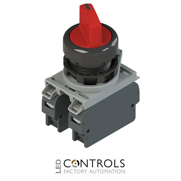 E2 AC-DXBC2217 Pizzato Complete unit with 4 positions selectors, fixing adapter and contacts