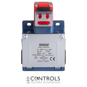 EMAS L53K23LUM321 EMAS L53 SERIES LIMIT SW. SLOW ACTION 1NC+1NO CURVED METAL KEY - image 3