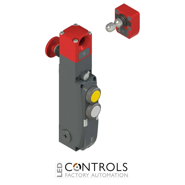 NG 2D7E426Z-F31 Pizzato NG series safety switch with lock and integrated control devices, with actuator