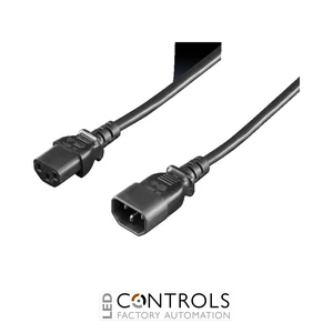 DK7200.215 Rittal Extension cable L: 18 m 230 V 110 V (DC) C13/C14 For CMC III