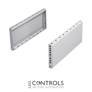 TS8602.015 Rittal Trim panel sides H: 200mm W: 1000mm RAL 7035 sheet steel