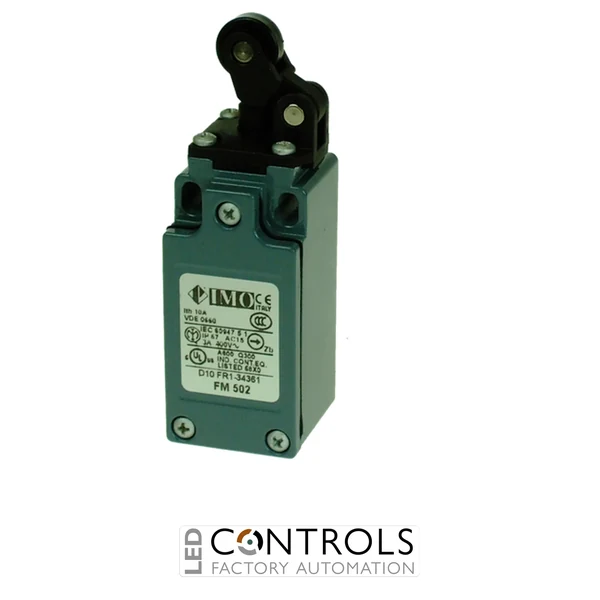 LMC5A02 IMO Limit Switch, Compact One Way Roller Top Actuation