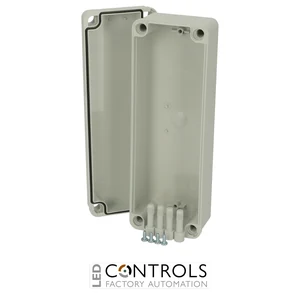 8724311 Fibox PC F 65 G Enclosure, Polycarbonate Grey cover