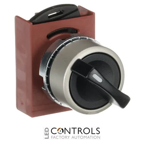 1SFA184110R9006 ABB P9MSMD0N 2-Position Maintained Black Selector Switch