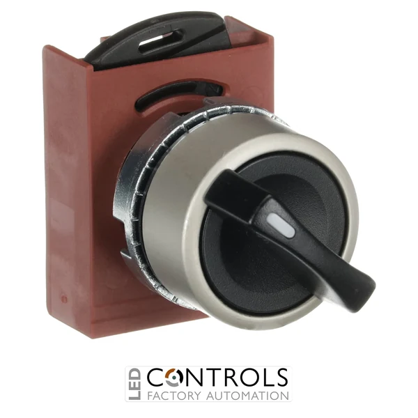 1SFA184110R9006 ABB P9MSMD0N 2-Position Maintained Black Selector Switch