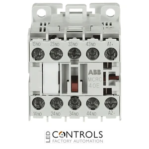 1SAH220458R9900 ABB MCRC040ATWL Mini Contactor Relay 4NO Control Relay