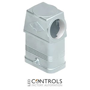 MQA 08 O25 ILME Metallic hood CQ series s/entry with 2 pegs M25
