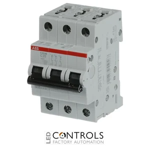 S203M-C20 Miniature Circuit Breaker - 3P - C - 20 A - image 2