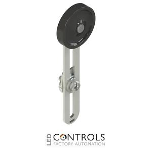 VF L35-R25 Pizzato Adjustable lever with technopolymer roller, 35 mm diameter